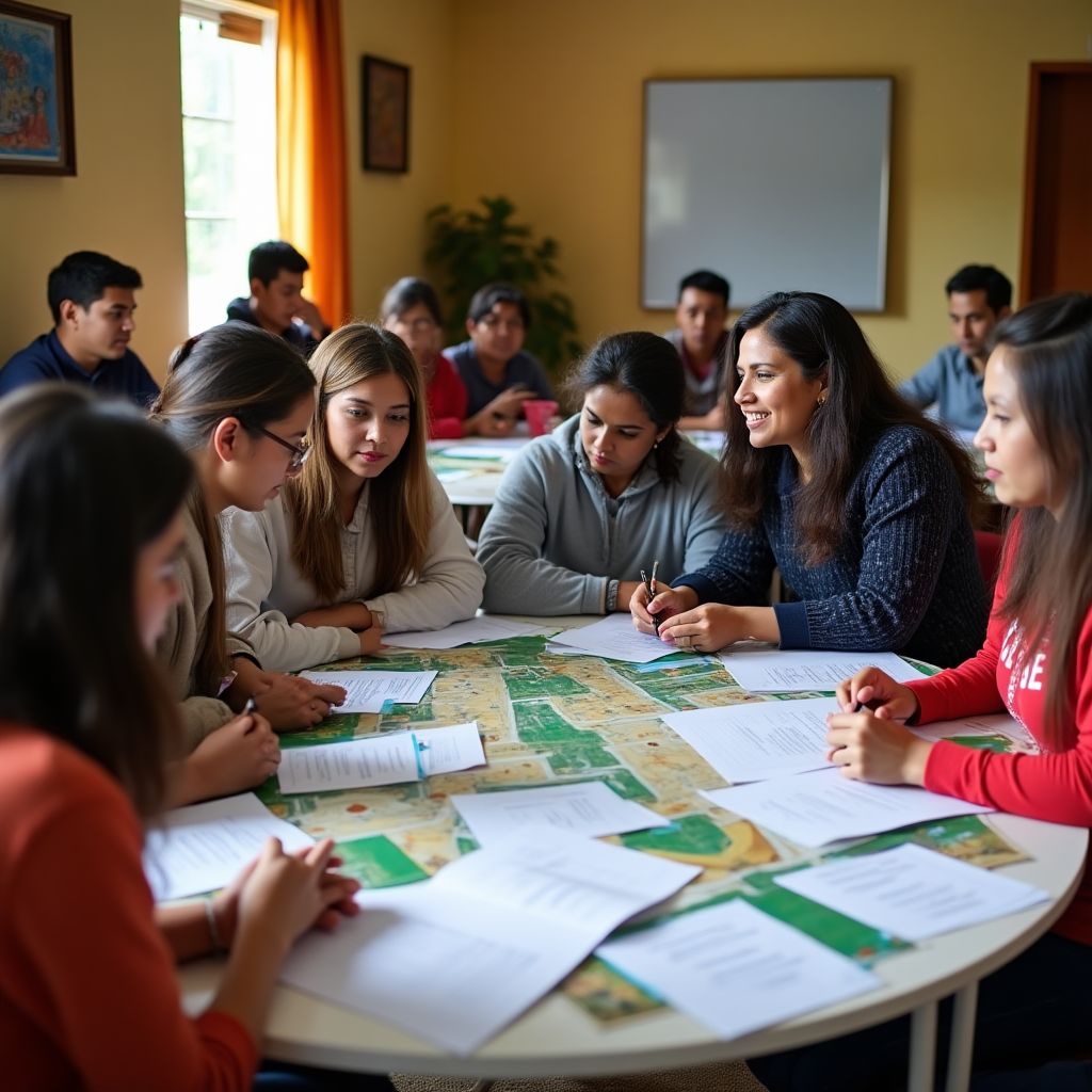 Capacitación a comunidades locales en Ecuador